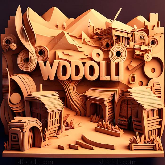3D model Wobbu Palooza Village of Sonans (STL)
